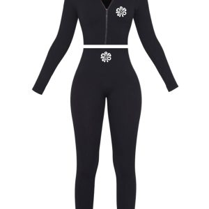 Around Women Long Sleeves Midnight Bloom set